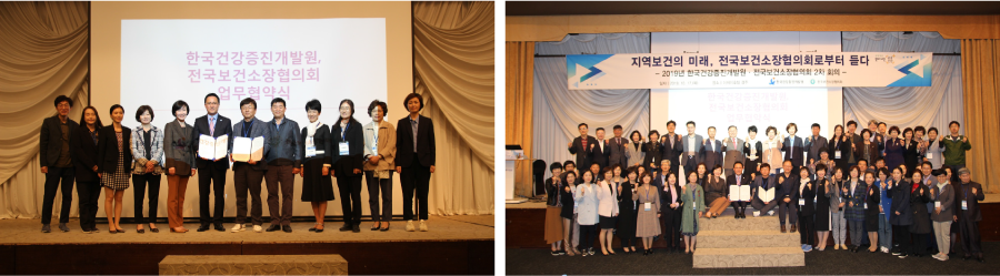 한국건강증진개발원-전국보건소장협의회 업무협약식 체결